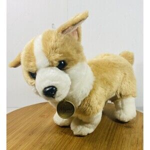 Miyoni by Aurora Pembroke Welsh Corgi Puppy Dog Plush 11" Long Realistic